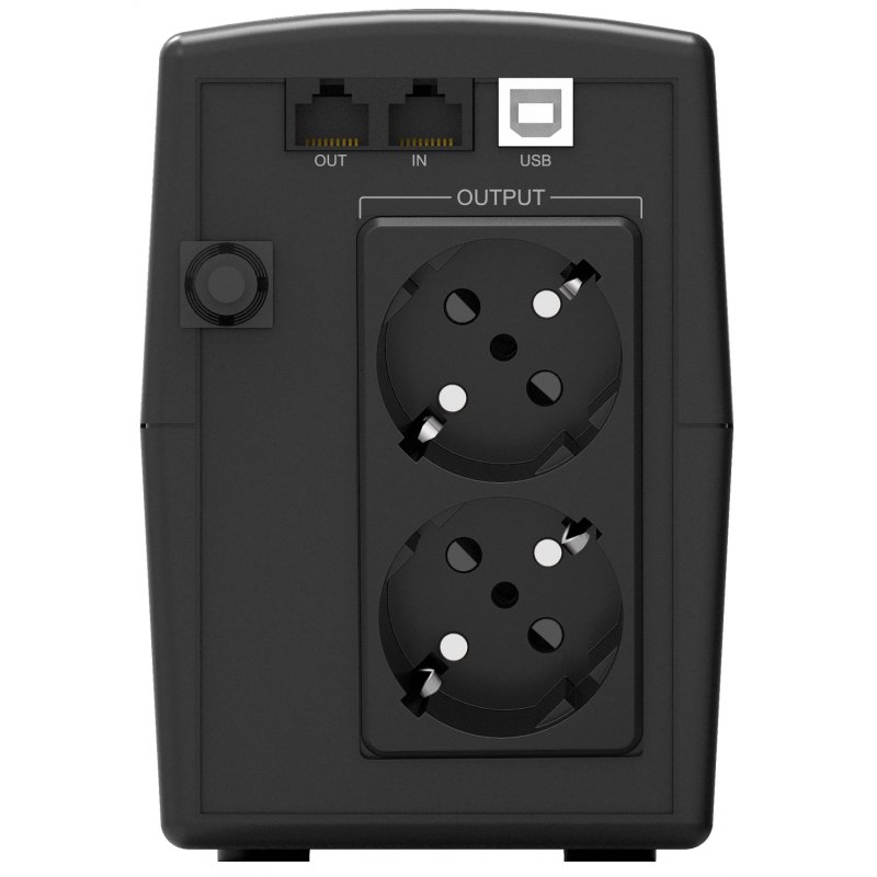 PowerWalker VI 600 STL alimentation d'énergie non interruptible Interactivité de ligne 0,6 kVA 360 W 2 sortie(s) CA