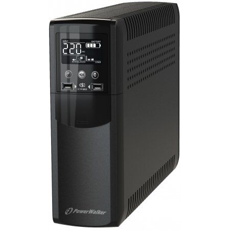 PowerWalker VI 1000 CSW alimentation d'énergie non interruptible Interactivité de ligne 1 kVA 600 W 4 sortie(s) CA