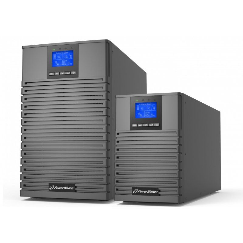 PowerWalker VFI 3000 ICT IoT uninterruptible power supply (UPS) Double-conversion (Online) 3 kVA 3000 W 9 AC outlet(s)