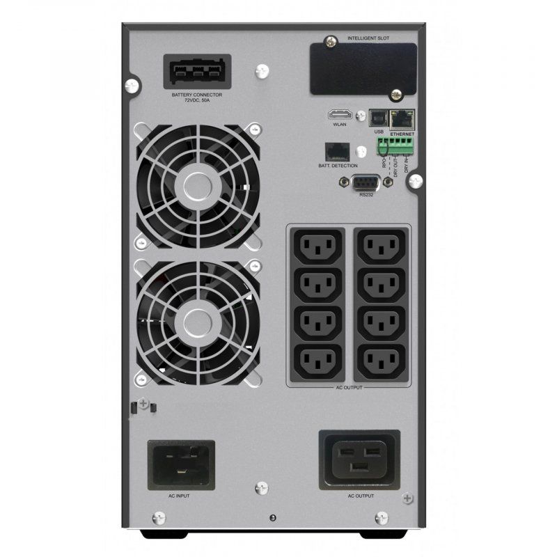 PowerWalker VFI 3000 ICT IoT uninterruptible power supply (UPS) Double-conversion (Online) 3 kVA 3000 W 9 AC outlet(s)