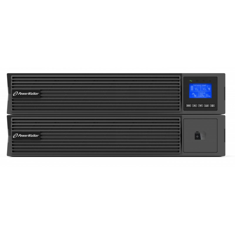 PowerWalker VFI 3000 ICR IoT alimentation d'énergie non interruptible Double-conversion (en ligne) 3 kVA 3000 W 9 sorti