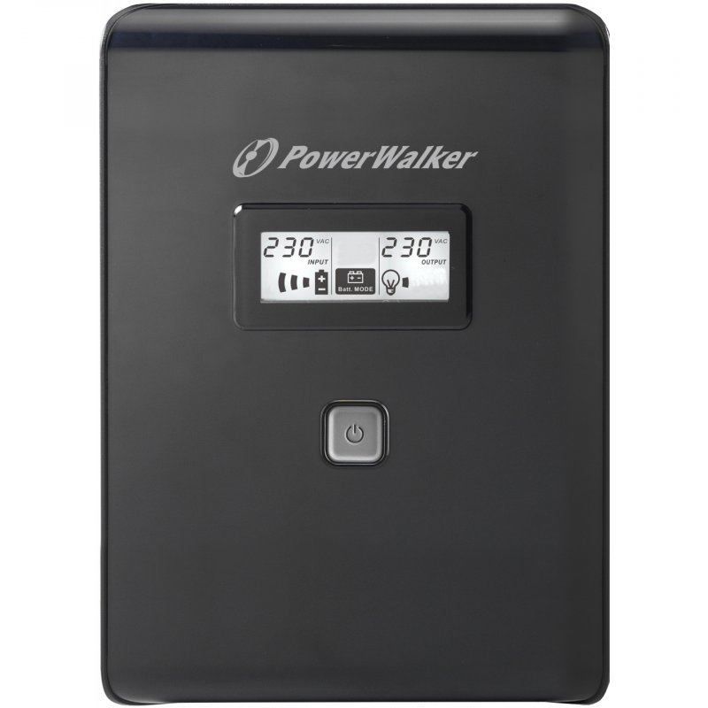 PowerWalker VI 2000 LCD alimentation d'énergie non interruptible 2 kVA 1200 W 2 sortie(s) CA