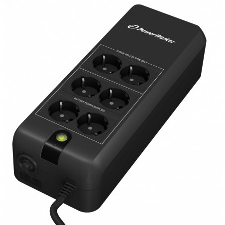 PowerWalker VFD 600 APFC alimentation d'énergie non interruptible Veille 0,6 kVA 300 W 6 sortie(s) CA