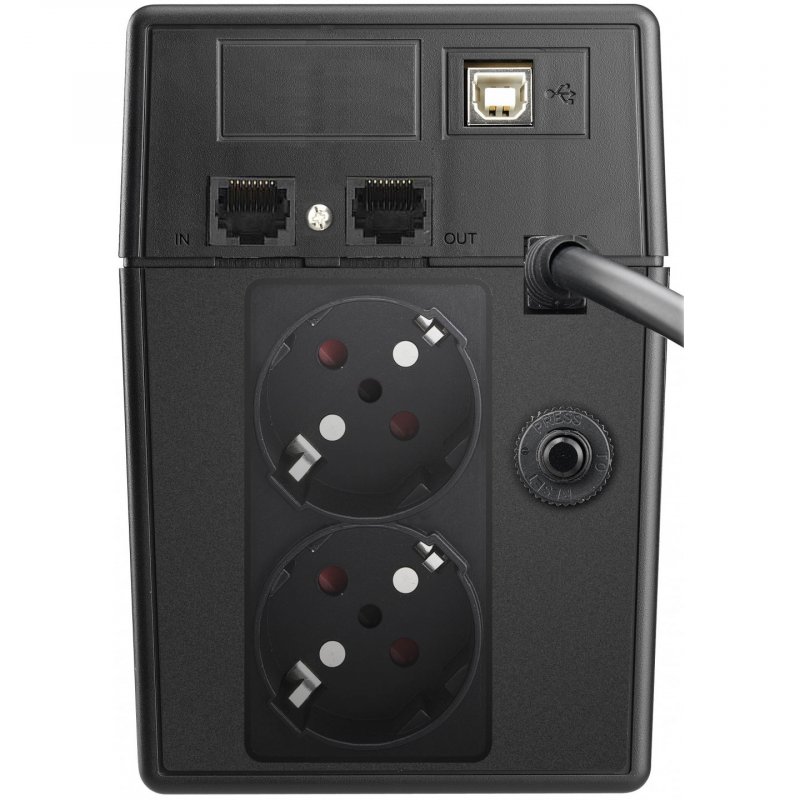 PowerWalker VI 600 SW alimentation d'énergie non interruptible Interactivité de ligne 0,6 kVA 360 W 2 sortie(s) CA