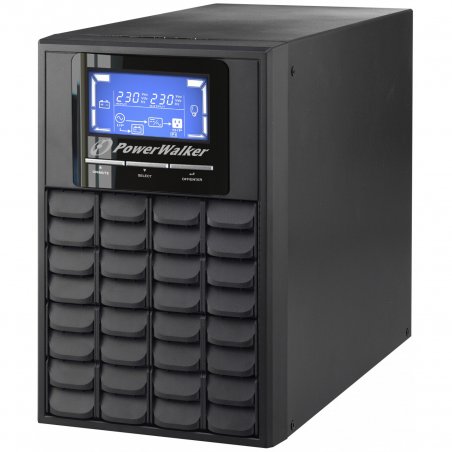 PowerWalker VFI 1000C LCD alimentation d'énergie non interruptible Double-conversion (en ligne) 1 kVA 800 W 3 sortie(s)