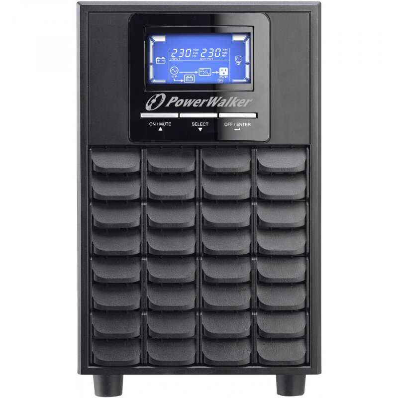 PowerWalker VFI 2000C LCD alimentation d'énergie non interruptible Double-conversion (en ligne) 2 kVA 1600 W 4 sortie(s