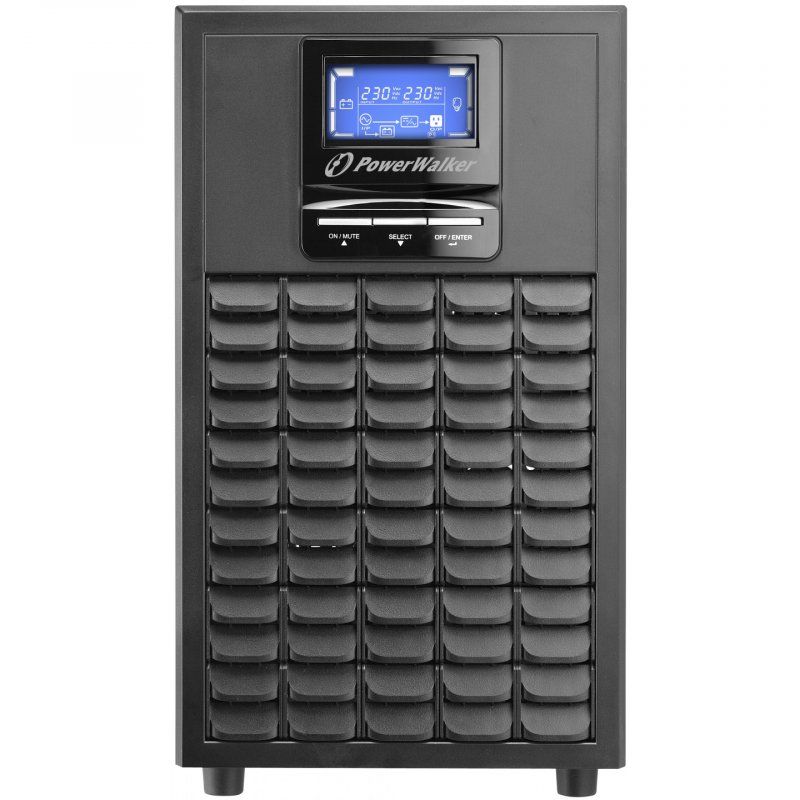 PowerWalker VFI 3000C LCD alimentation d'énergie non interruptible Double-conversion (en ligne) 3 kVA 2400 W 4 sortie(s