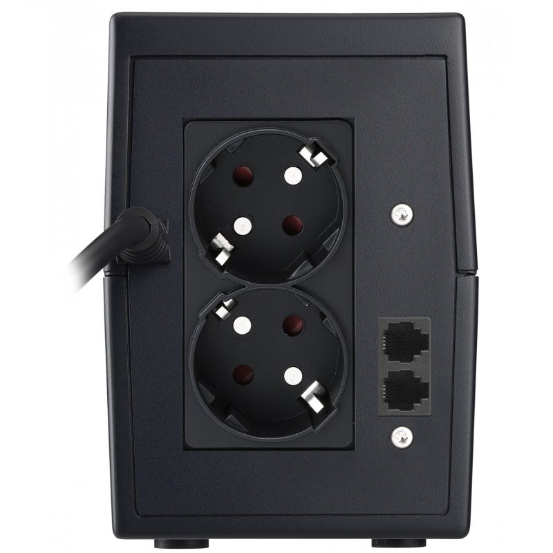 PowerWalker VI 650 SHL Schuko alimentation d'énergie non interruptible Interactivité de ligne 0,65 kVA 360 W 2 sortie(