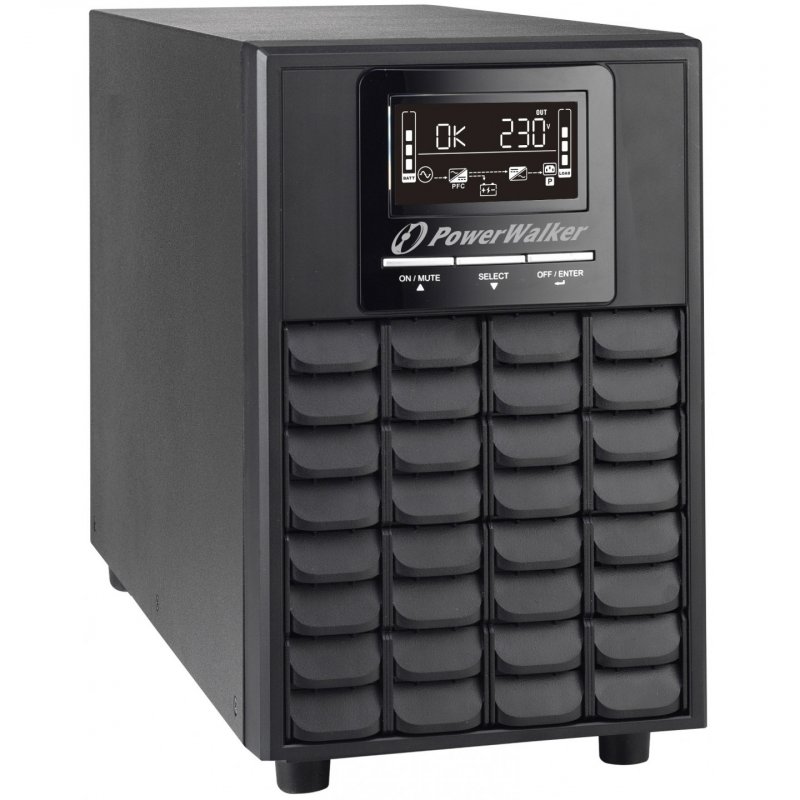 PowerWalker VFI 1000 CG PF1 uninterruptible power supply (UPS) Double-conversion (Online) 1 kVA 1000 W 4 AC outlet(s)