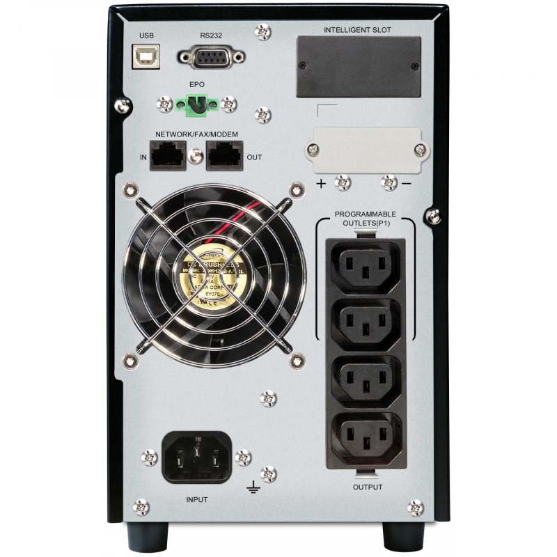 PowerWalker VFI 1000 CG PF1 alimentation d'énergie non interruptible Double-conversion (en ligne) 1 kVA 1000 W 4 sortie