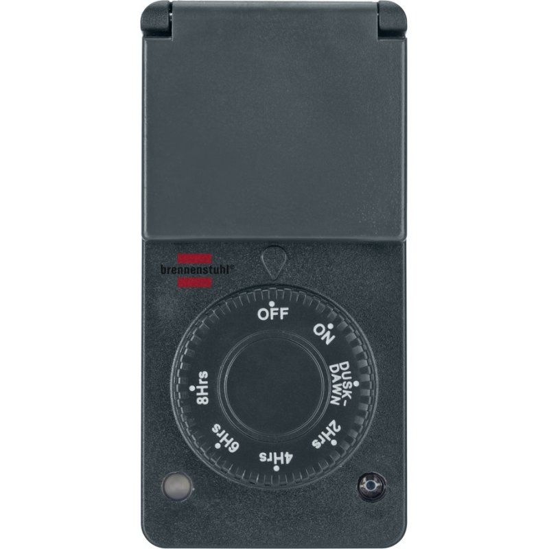 Brennenstuhl 1506120 minuteur électrique Noir Programmateur journalier