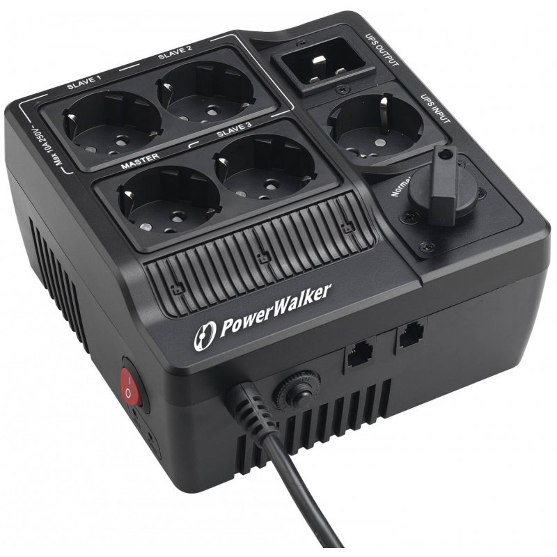 PowerWalker MBS Black 6 AC outlet(s) 208-240 V