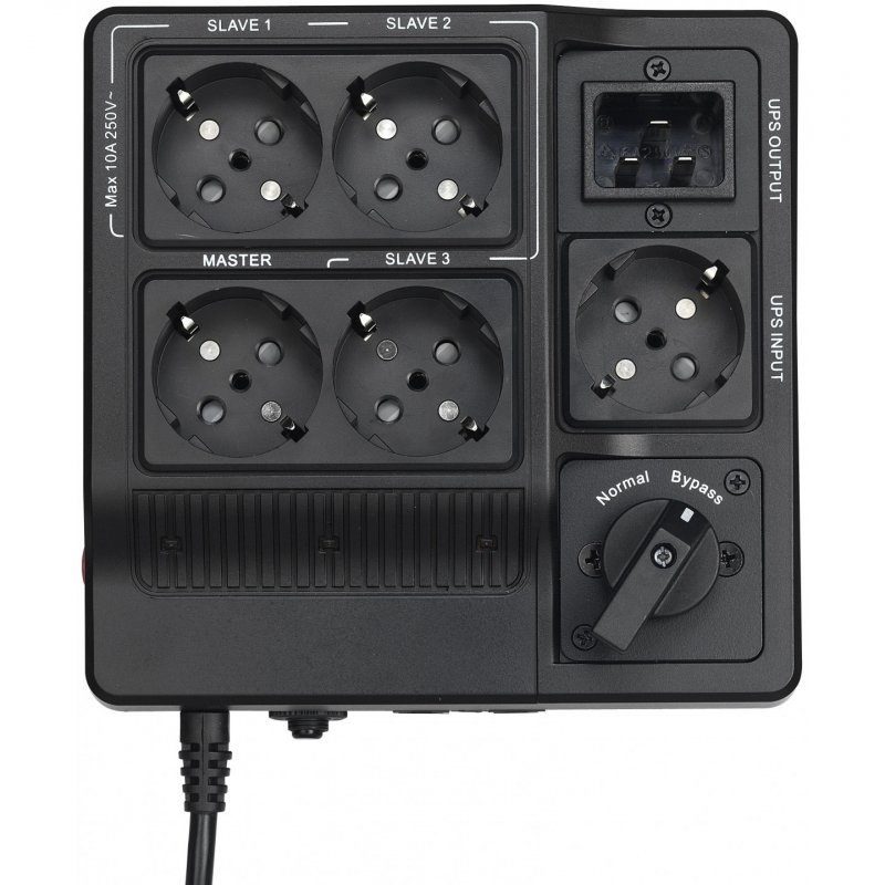PowerWalker MBS Black 6 AC outlet(s) 208-240 V