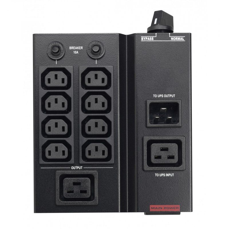 PowerWalker MBS/PDU IEC 1-3kVA unité de distribution d'énergie 9 sortie(s) CA Noir