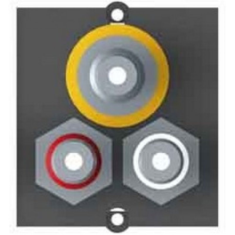 Bachmann 917.026 socket-outlet 3 x RCA Black