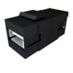 Bach USB A/A 3.0 Keystone Modul schwarz