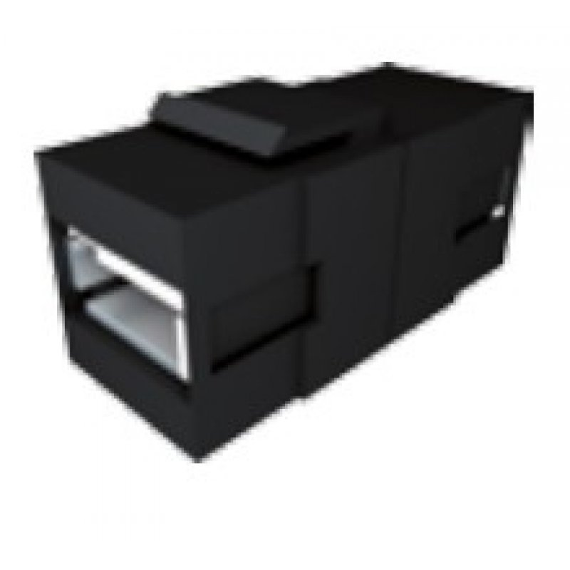 Bach USB A/A 3.0 Keystone Modul schwarz