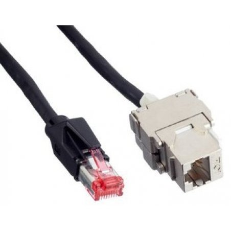 Bachmann CAT6a RJ45 5m câble de réseau Noir