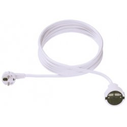 Bach Schukoverläng.       5m wh 1 Steck. | H05VV-F 3G 1,50mm²