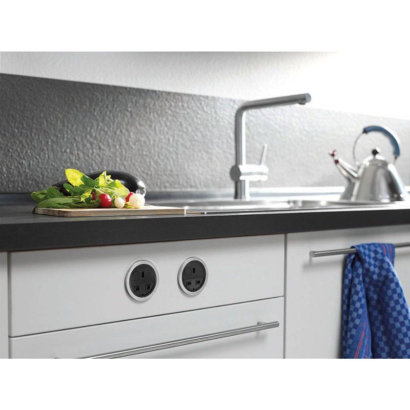 Bachmann 926.000 prise de courant Type F Noir