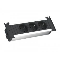 Bachmann 927.000 socket-outlet 3 x Type E Black