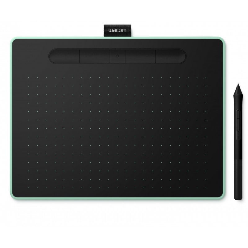 Wacom Intuos M Bluetooth graphic tablet Black, Green 2540 lpi 216 x 135 mm USB/Bluetooth