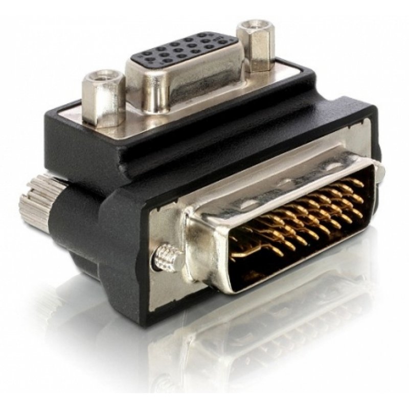 DeLOCK Adapter VGA Bu.-DVI-I St. 90°