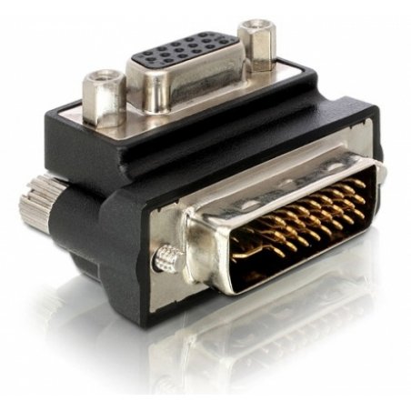 DeLOCK Adapter VGA Bu.-DVI-I St. 90°