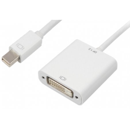 Sharkoon 0.15m, Mini DisplayPort/DVI White