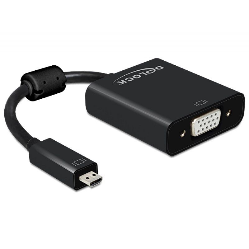 DeLOCK 65558 USB graphics adapter 1920 x 1080 pixels Black