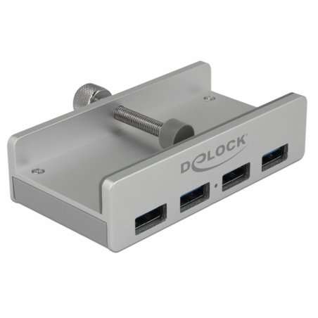 DeLOCK USB 3.0 4P Hub m. Feststellsch.