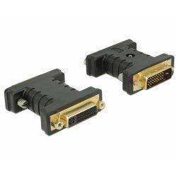 DeLOCK 63313 cable gender changer 1 x DVI 24+1 1 x DVI 24+5 Black