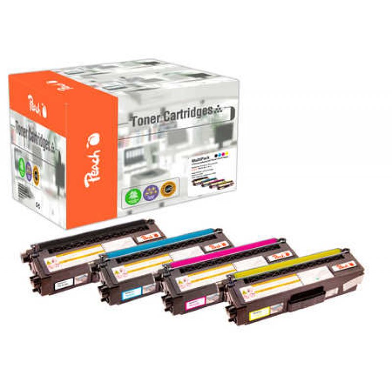 Peach 112076 toner cartridge 4 pc(s) Black, Cyan, Magenta, Yellow