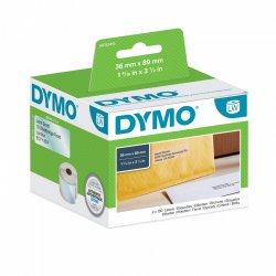 Dymo compatible LW-Versand-Etiketten   12 Rollen wh | 36x89mm - 12 Rollen a 260 Etiketten