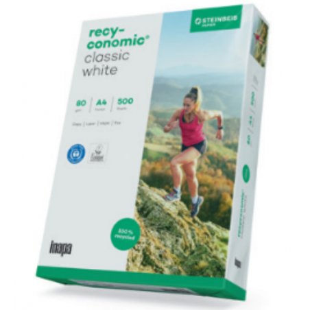 inapa-tecno recyconomic classic 80g 210x297 R Euro printing paper A4 (210x297 mm) 2500 sheets White