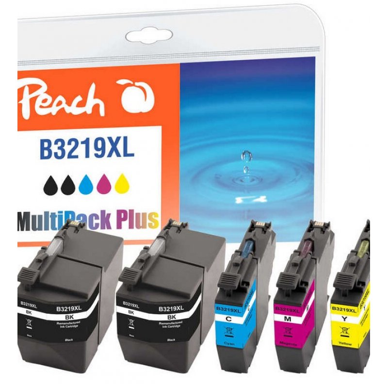 Peach Multipack Plus compatible avec Brother LC-3219XL