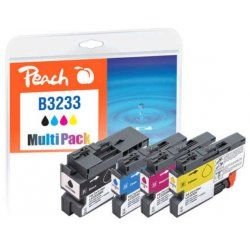 Peach LC-3233 ink cartridge 4 pc(s) Black, Cyan, Magenta, Yellow