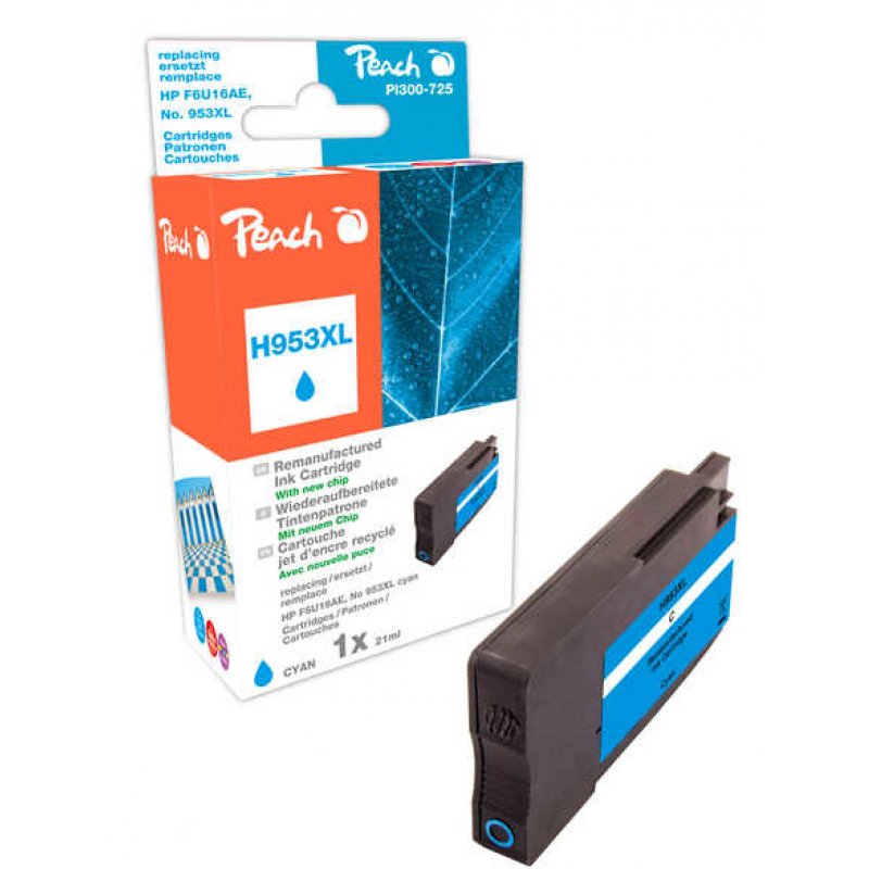 Peach 319954 Cartouche de toner 1 pièce(s) Cyan