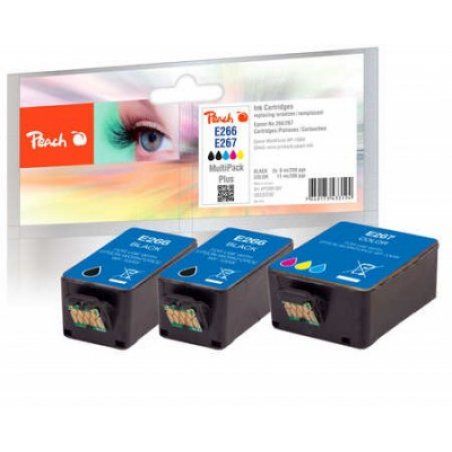 Peach PI200-587 ink cartridge 3 pc(s) Black, Cyan, Magenta, Yellow