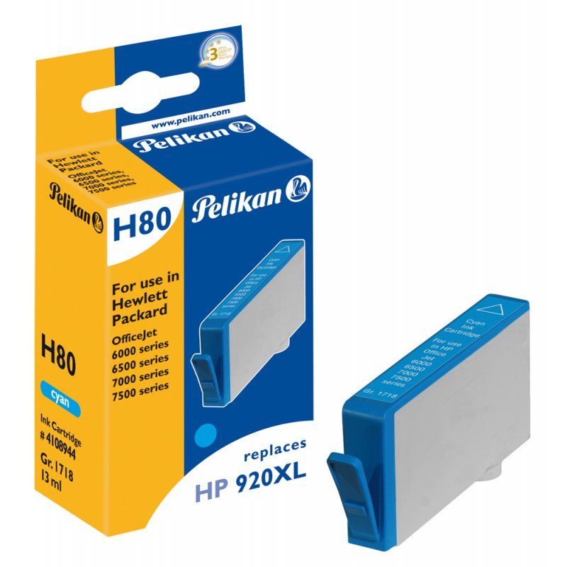 Pelikan H80 cartouche d'encre 1 pièce(s) Cyan