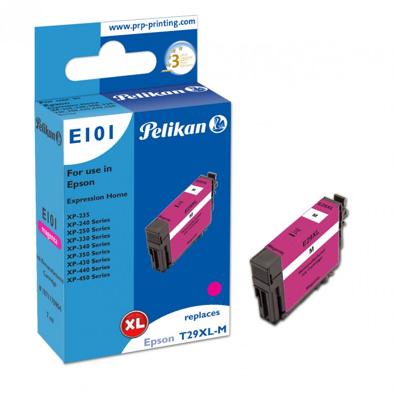 Pelikan E101 ink cartridge 1 pc(s) Compatible High (XL) Yield Magenta