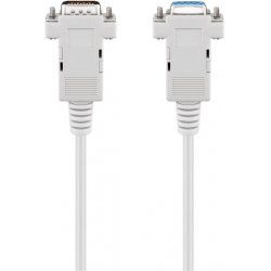 Goobay 50224 serial cable Grey 2 m DB-9