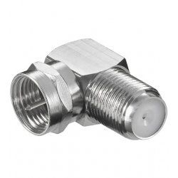 goobay F-Adapter Buchse-Stecker 90°