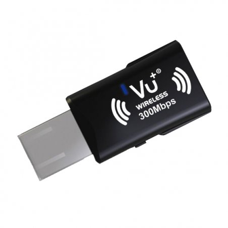 VU+ compatible 300 Mbps Wireless USB Adapter WPS bk | 12325