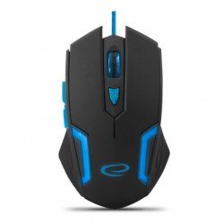 Souris filaire Gamer Esperanza MX205 Fighter (Noir/Bleu)