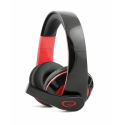 Casque Gamer filaire Esperanza Condor (Noir/Rouge)