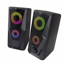Enceintes Esperanza Rainbow Baila RGB (Noir)