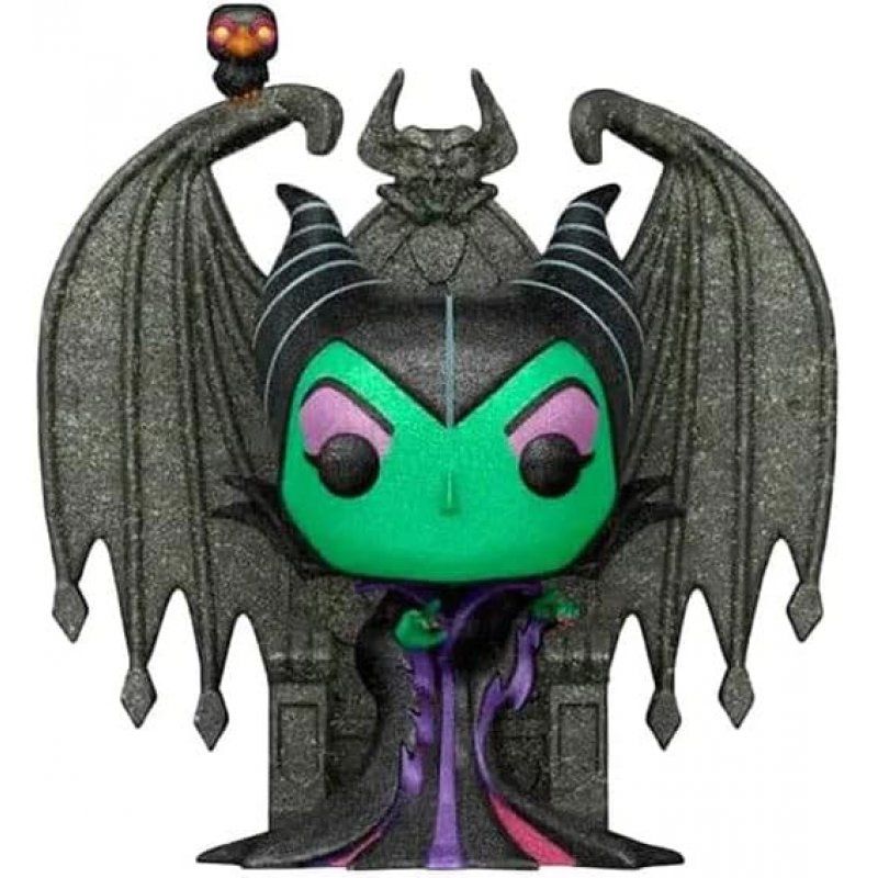 Disney POP! Deluxe Villains Vinyl figurine Maleficent on Throne (DGLT) 9 cm