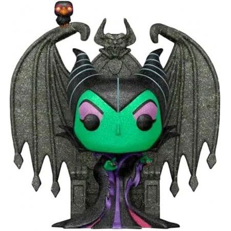 Disney POP! Deluxe Villains Vinyl figurine Maleficent on Throne (DGLT) 9 cm
