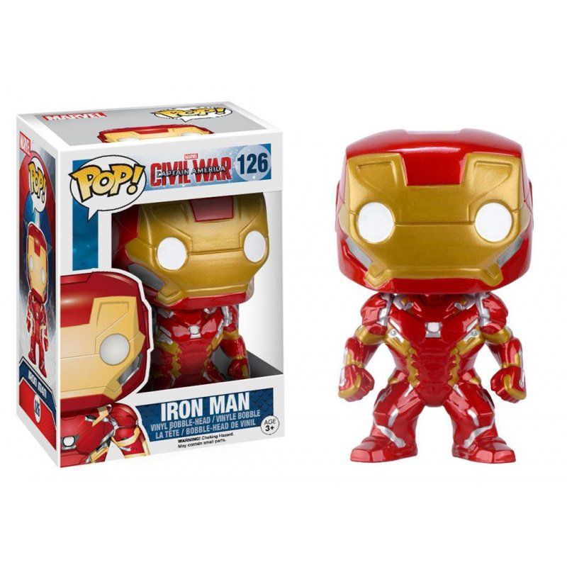 MARVEL CIVIL WARS - Bobble Head POP N° 126 - Iron Man